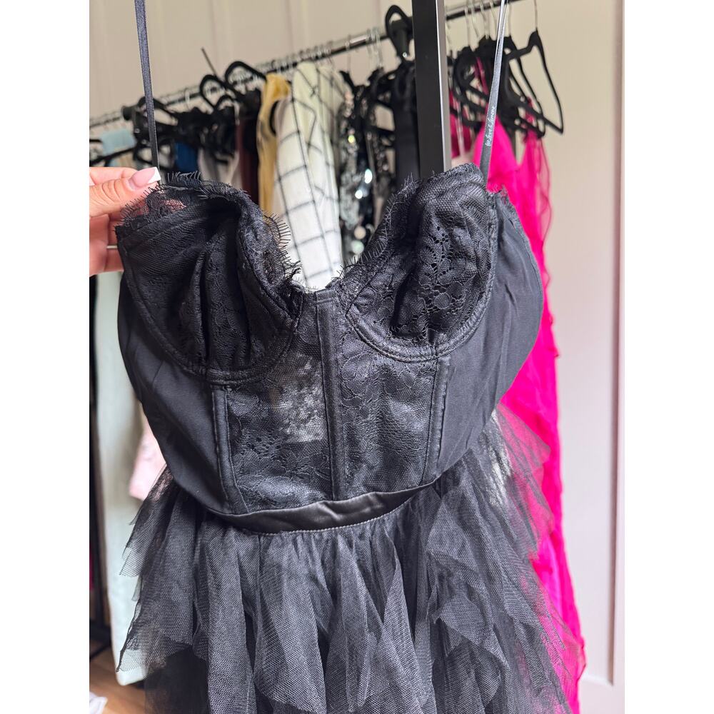 For Love & Lemons X REVOLVE Bustier Gown in Black - Picture 6 of 10